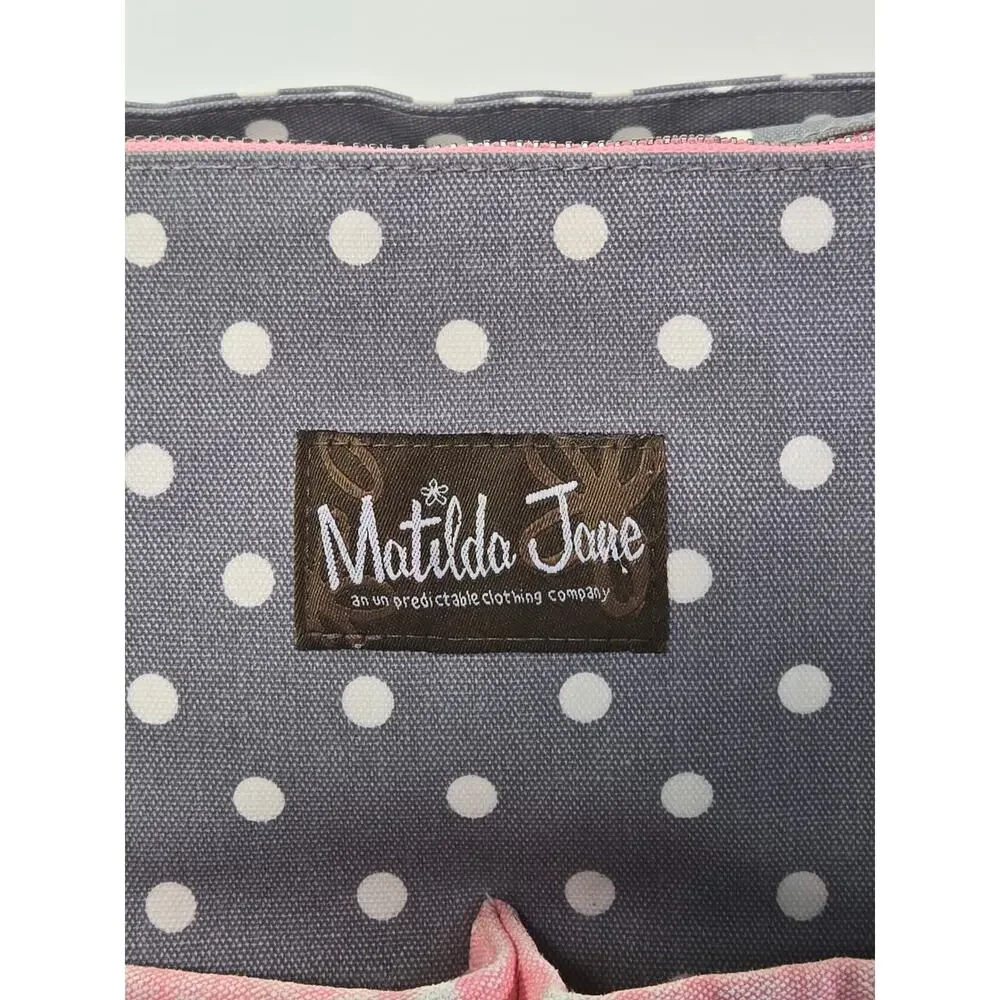 Matilda Jane Floral Polka Dot Diaper Bag